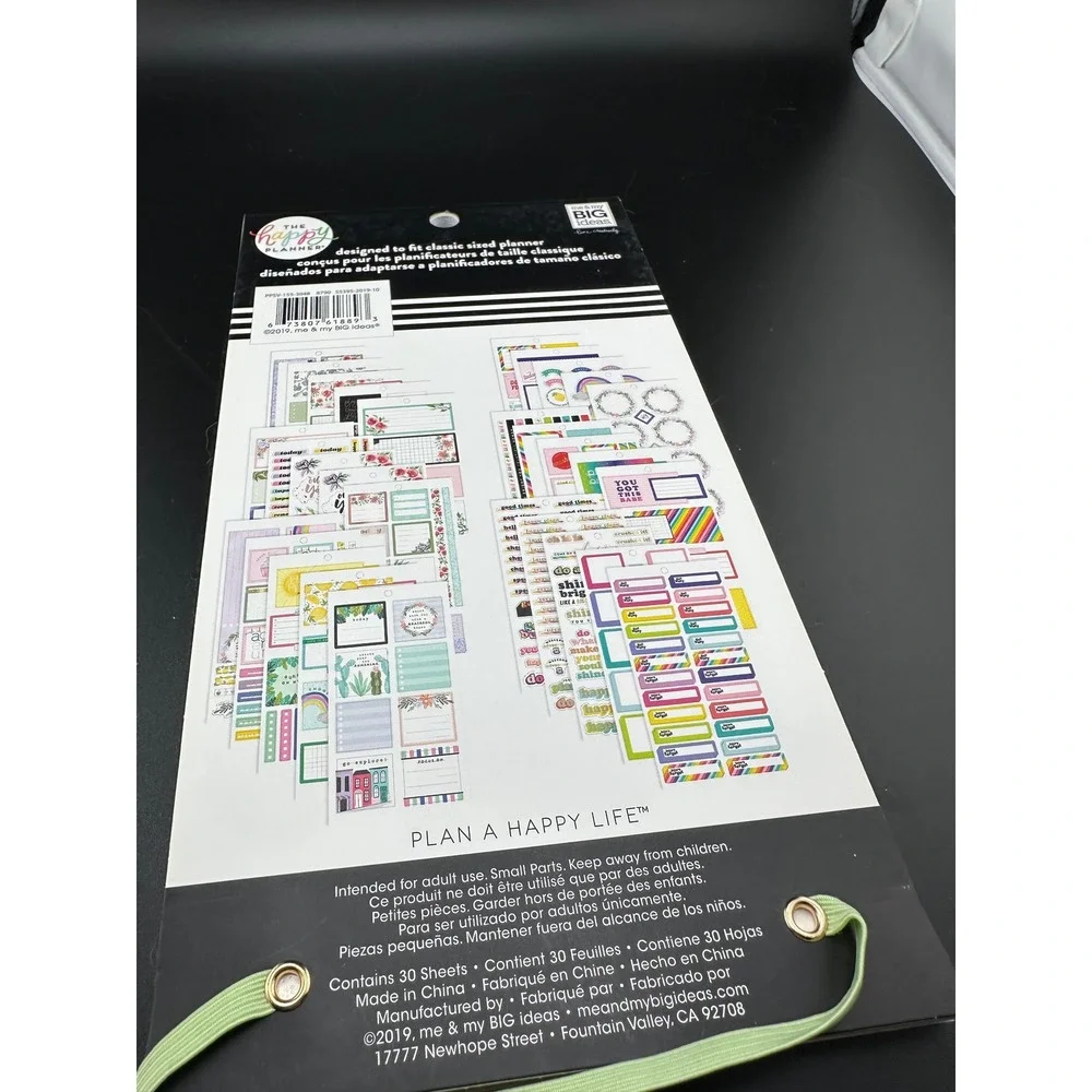 Erin Condren The Happy Planner Sticker Book horizontal layout 464 pieces 97% com